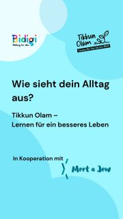 💡Lernen für ein besseres Leben💡: 

Unser Projekt Tikkun Olam informiert mit Workshops und kreativen Methoden an Schulen mit sonderpädagogischem Förderschwerpunkt über jüdisches Leben, jüdische Kultur und jüdischen Alltag.

Hier und auf unserer Lern-App "Disco - Lernen für Alle" erzählt Jessi über ihren Alltag als Jüdin. Die App findest du kostenlos in den App-Stores.

Gefördert wird das Projekt durch den Aktionsfonds gegen Antisemitismus der Senatsverwaltung für Kultur und Gesellschaftlichen Zusammenhalt.

#gegenjedenantisemitismus #inklusion #niewiederistjetzt #meetajew
