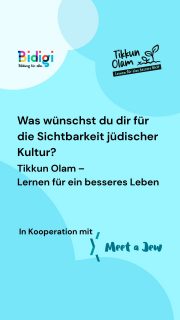 💞 Gemeinsam ist man weniger allein.💞 
Gemeinsamkeiten von verschiedenen Kulturen zu entdecken ist schön und verbindet. Was Sichtbarkeit damit zu tun hat, seht ihr hier. 

Das Video ist im Rahmen unseres Projekts „Tikkun Olam, Lernen für eine bessere Welt“ entstanden.

@meet_a_jew #gegenjedenantisemitismus #inklusion #niewiederistjetzt #meetajew #tikkunolam