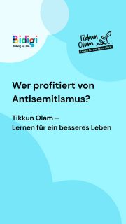 Wer profitiert von Antisemitismus?

Von Antisemitismus profitieren Gruppen wie rechtsextreme Bewegungen
und Akteure, die Macht und Privilegien sichern wollen.

Ein wichtiger Aspekt von Antisemitismus ist die Umkehr von Täter und Opfer.
Das heißt: Antisemit*innen stellen sich selbst als Opfer und gleichzeitig Jüdinnen und Juden als Täter*innen dar.

So wird Gewalt gegen jüdische Menschen unsichtbar gemacht.

Antisemitismus wird benutzt,
um Menschen gegeneinander aufzubringen.

Unser Projekt "Tikkun Olam, Lernen für eine bessere Welt" klärt an Schulen mit sonderpädagogischem Förderschwerpunkt darüber auf. 

#gegenjedenantisemitismus #inklusion #niewiederistjetzt #tikkunolam