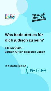🤝Begegnung für ein starkes Miteinander 🤝:

Mit dem Projekt Tikkun Olam machen wir jüdische Geschichte und jüdisches Leben sichtbar.

Weil wir alle einbeziehen möchten, achten wir auf einfache Sprache und klare Darstellungen.

Jüdische Kultur gibt es schon sehr lange. Es gibt alte Bräuche wie den Schabbat.
Aber wie ist das Leben von Jüdinnen und Juden heute? Im Video erzählt Anita, engagiert bei @meet_a_jew, was für sie jüdisch sein bedeutet.

#gegenjedenantisemitismus #inklusion #niewiederistjetzt