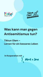 Antisemitismus? Wir dürfen nicht wegsehen!

In einfacher Sprache und klarer Darstellung machen wir jüdische Kultur und jüdisches Leben sichtbar und klären über Antisemitismus auf. 

#gegenjedenantisemitismus #inklusion #niewiederistjetzt #tikkunolam
